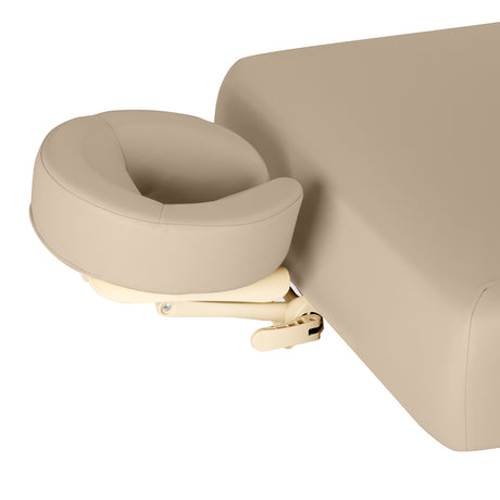 Sillon Siesta Table SPA Électrique – Beige, Base Brun Clair · Exemple d’accessoire monté
