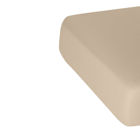 Sillon Siesta Table SPA Électrique – Beige, Base Brun Clair · Housse amovible