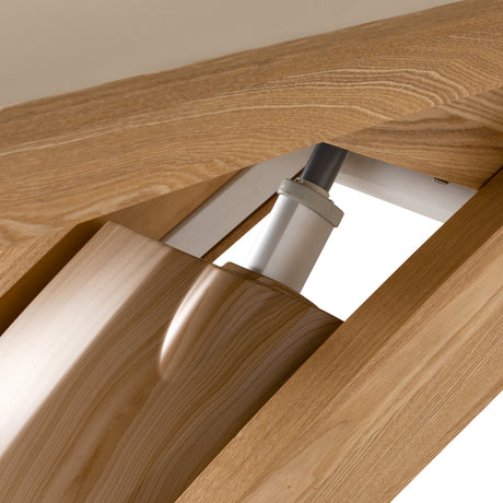 Sillon Siesta Table SPA Électrique – Beige, Base Brun Clair · Mécanisme de réglage