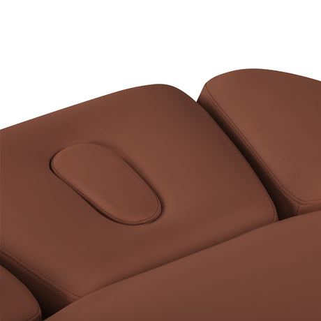 Sillon Relax · brun · têtière et ouverture pour le visage