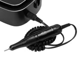 EXO Syntra Ponceuse À Ongles 35W – Noire · Câble spiralé de la pièce à main