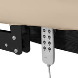 Table SPA Électrique Sillon Relax – Beige, Base Noir · Télécommande