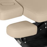 Table SPA Électrique Sillon Relax – Beige, Base Noir · Repose-bras