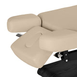 Table SPA Électrique Sillon Relax – Beige, Base Noir · Parties latérales de l’appui-tête