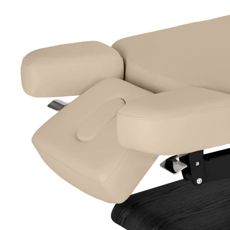 Table SPA Électrique Sillon Relax – Beige, Base Noir · Parties latérales de l’appui-tête