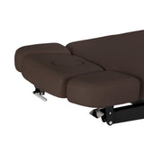 Table SPA Électrique Sillon Relax – Brun Foncé, Base Noir · Parties latérales de l’appui-tête
