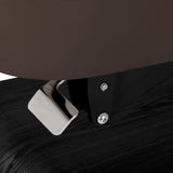 Table SPA Électrique Sillon Relax – Brun Foncé, Base Noir · Détail de fixation