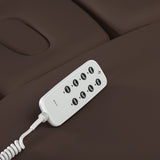 Table SPA Électrique Sillon Relax – Brun Foncé, Base Noir · Télécommande