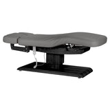 Table SPA Électrique Sillon Relax – Gris, Base Noir · Vue générale