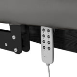 Table SPA Électrique Sillon Relax – Gris, Base Noir · Télécommande