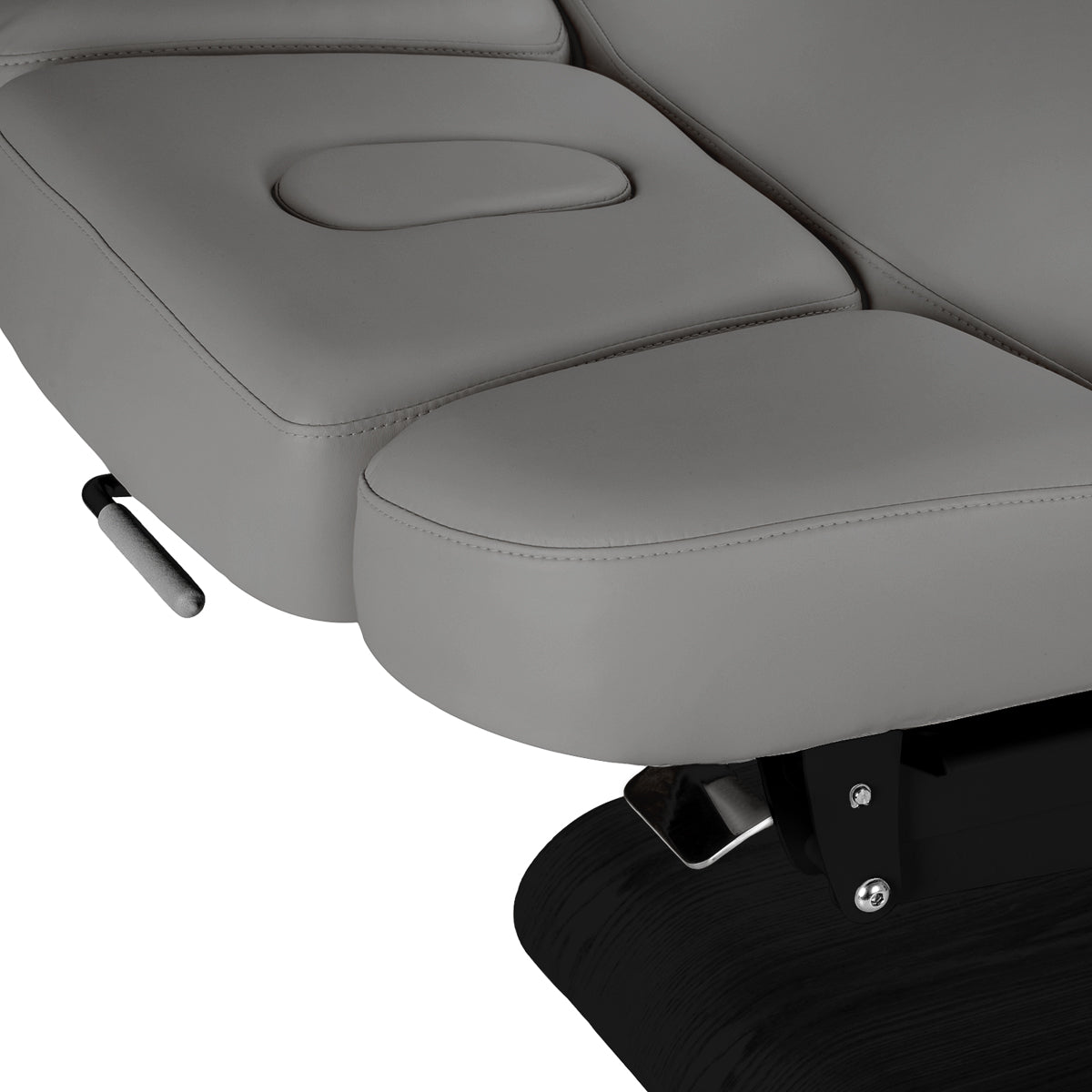 Table SPA Électrique Sillon Relax – Gris, Base Noir · Appui-tête