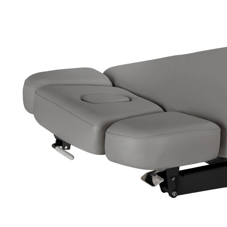 Table SPA Électrique Sillon Relax – Gris, Base Noir · Parties latérales de l’appui-tête