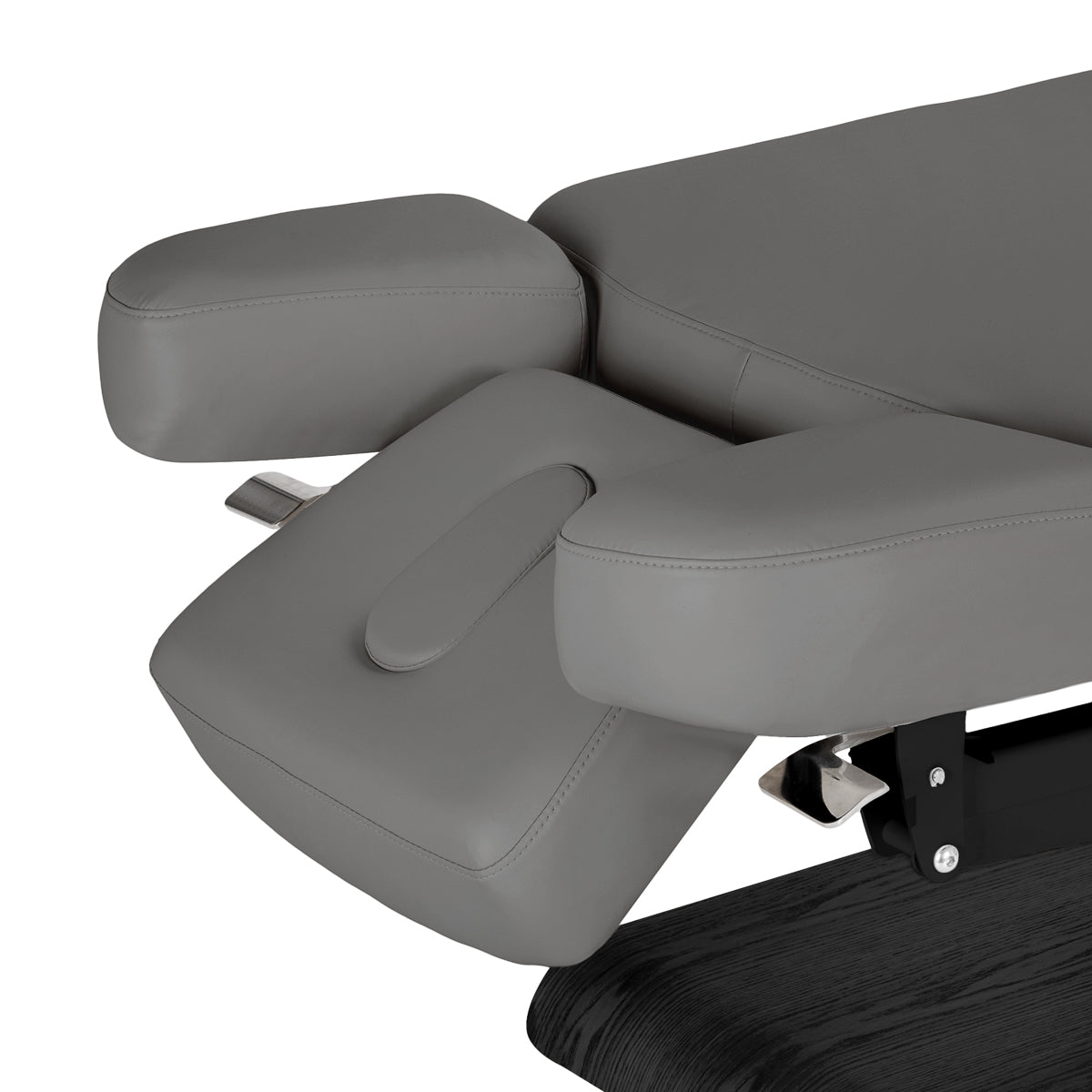 Table SPA Électrique Sillon Relax – Gris, Base Noir · Parties latérales de l’appui-tête