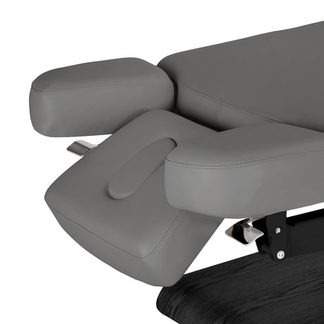 Table SPA Électrique Sillon Relax – Gris, Base Noir · Parties latérales de l’appui-tête
