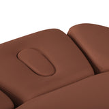 Sillon Relax · brun / noir · têtière et ouverture pour le visage