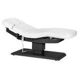 Sillon Relax · blanc / noir · position semi-allongée