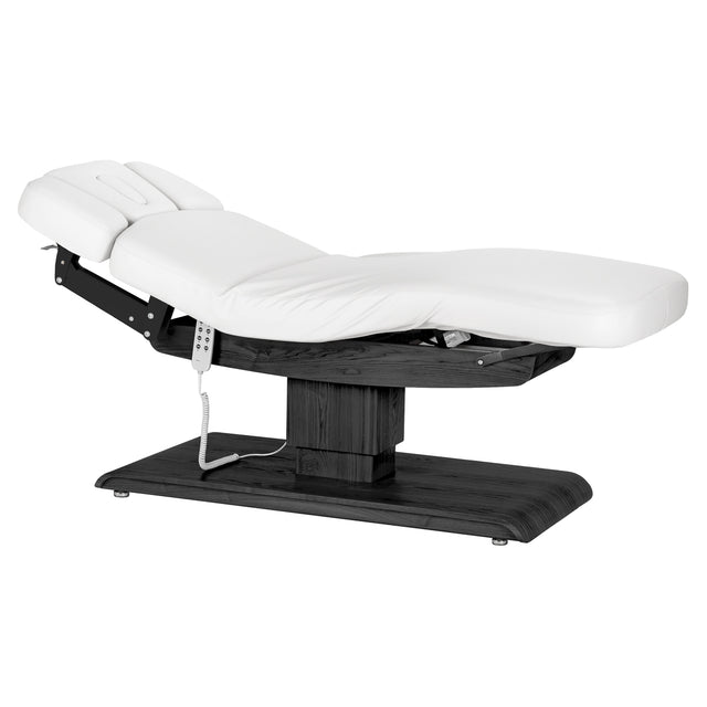 Sillon Relax · blanc / noir · position semi-allongée
