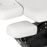 Sillon Relax · blanc / noir · support des bras et têtière
