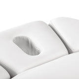 Sillon Relax · blanc / noir · ouverture pour le visage