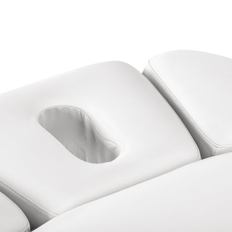Sillon Relax · blanc / noir · ouverture pour le visage