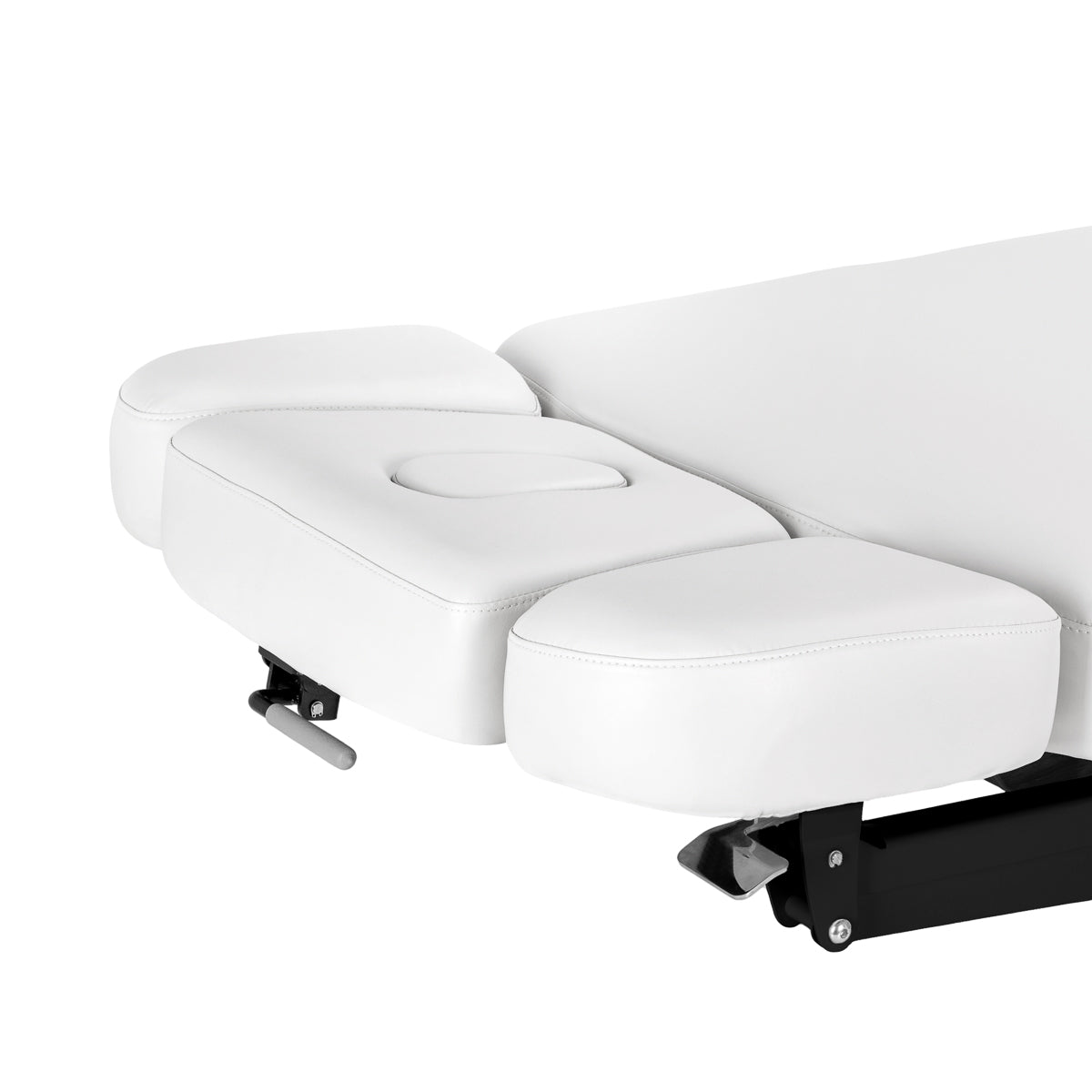 Sillon Relax · blanc / noir · têtière et ouverture pour le visage