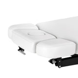 Sillon Relax · blanc / noir · têtière et ouverture pour le visage