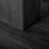 Sillon Relax · blanc / noir · base en bois