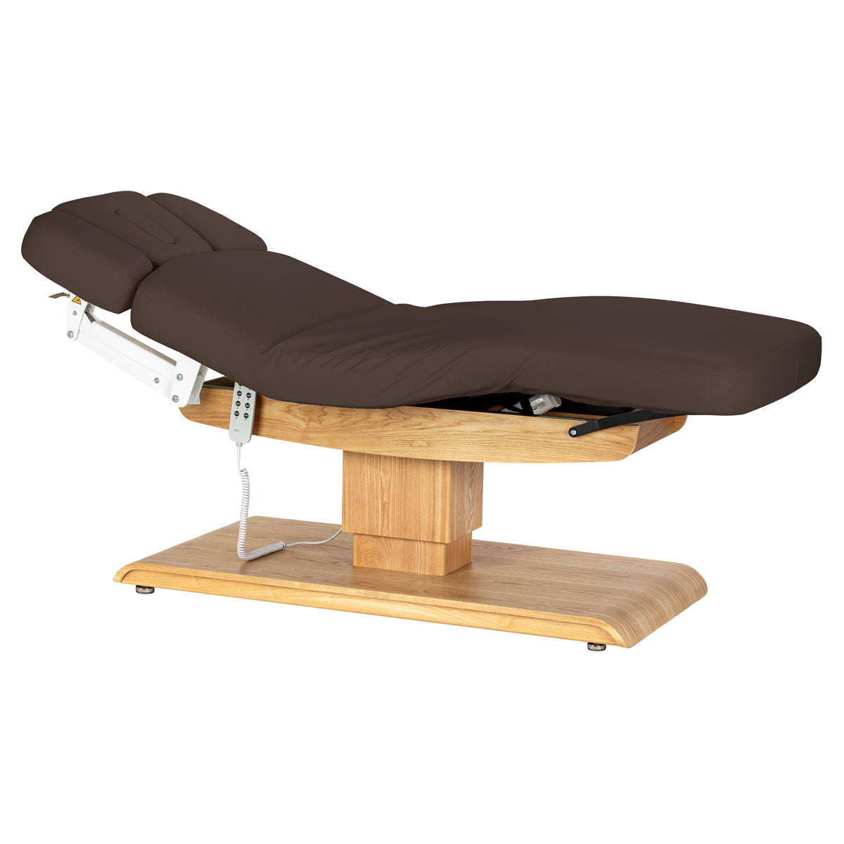 Sillon Relax · brun foncé / brun clair · position semi-allongée
