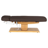 Sillon Relax · brun foncé / brun clair · vue latérale