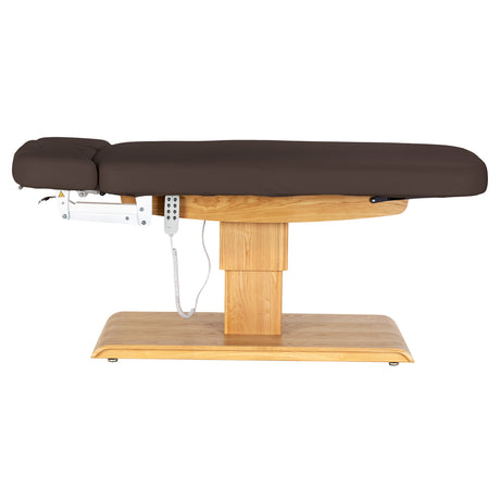 Sillon Relax · brun foncé / brun clair · vue latérale