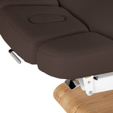 Sillon Relax · brun foncé / brun clair · têtière et ouverture pour le visage