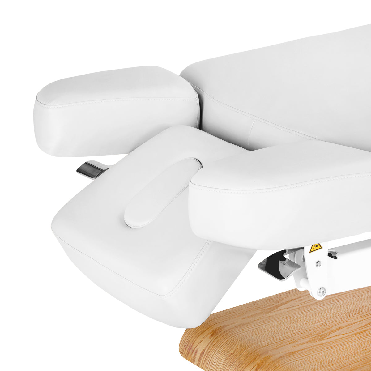 Sillon Relax · blanc / brun clair · segments latéraux mobiles de têtière