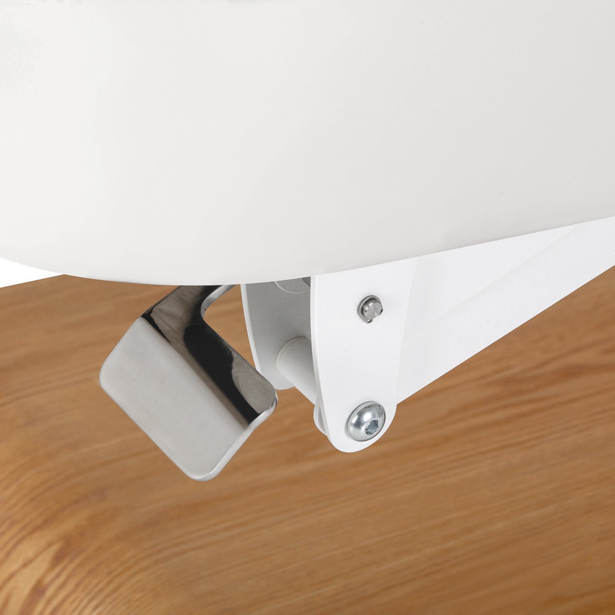 Sillon Relax · blanc / brun clair · mécanisme de réglage