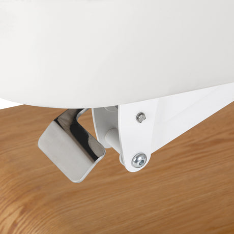 Sillon Relax · blanc / brun clair · mécanisme de réglage