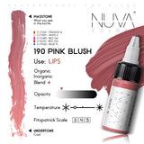 Nuva Colors Pink Blush 15ml cool pink permanent makeup lip pigment