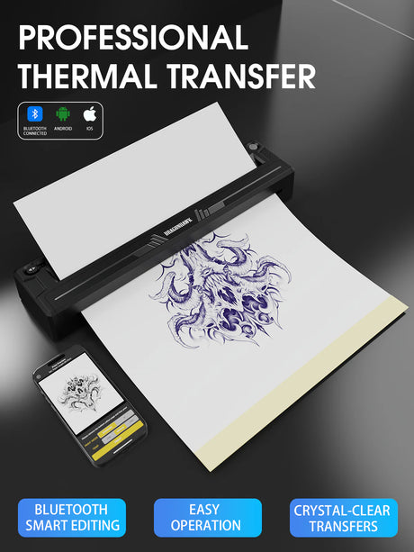 Mast DragonHawk A4 Wireless Thermal Tattoo Stencil Printer Machine - BVShop