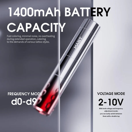 Stylo Tatouage Sans Fil Mast pour PMU Course de 3,0 mm