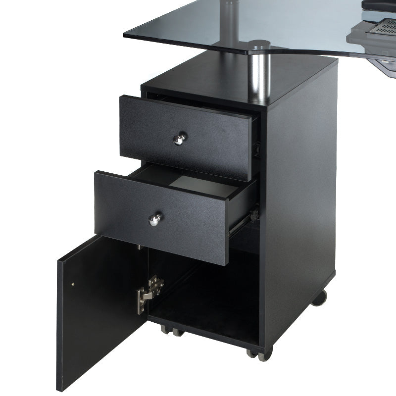 Manicure Table + HoodBD-3453+P BLACK - BVShop