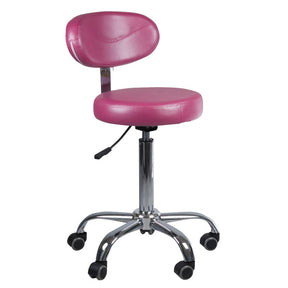 Cosmetic Stool with backrest BD-9934 Heather - BVShop