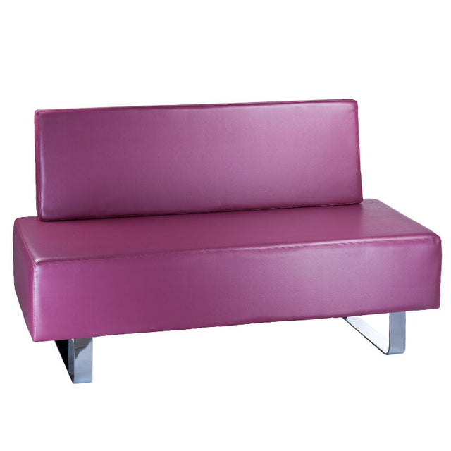 Sofa for waiting room Messina BD-6713 lilac - BVShop