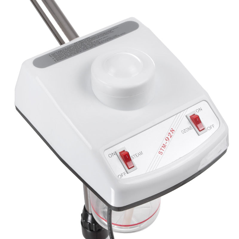 Beauty System Wapozon with ozone and UV NG-FSM002 for facial cleansing and skin treatment, shown with device components.