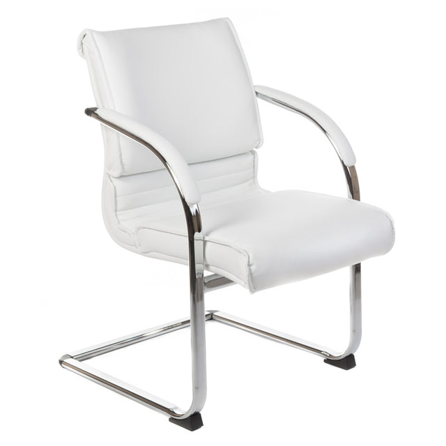 Fotel konferencyjny CorpoComfort BX-3339B White - BVShop