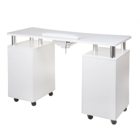Manicure table + dust extractor BD-3425+P WHITE - BVShop