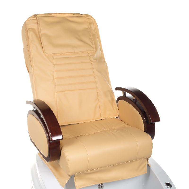 Fotel do pedicure z masażem BR-2307 Beżowy - BVShop