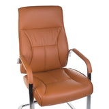Fotel konferencyjny CorpoComfort BX-5085C Brązowy - BVShop