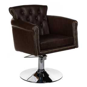 Hairdressing chair ALBERTO BH-8038 brown - BVShop