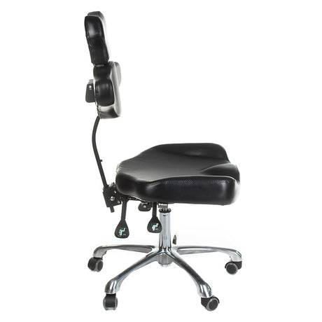 Tattoo Artist swivel stool with back MIKA INKOO - BVShop