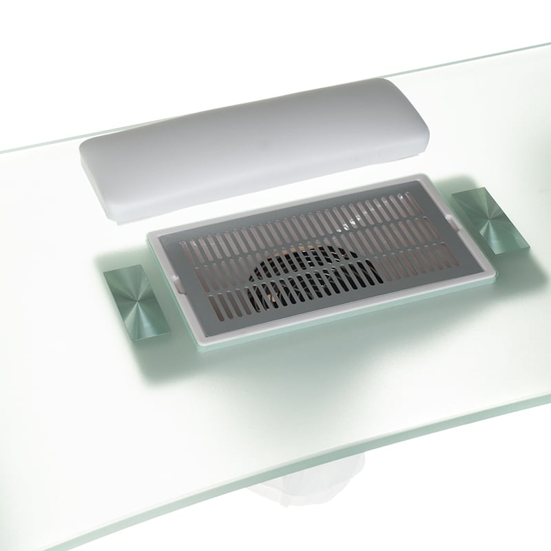 Stolik do manicure + pochłaniacz BD-3425-1+P WHITE - BVShop