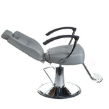 Fotel barberski HEKTOR BH-3208 Jasno Szary - BVShop