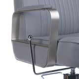 Fotel barberski HOMER BH-31237 Jasny szary - BVShop